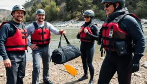what do you wear white water rafting